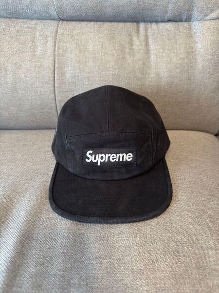 Supreme キャンプキャップ ブラック ボックスロゴ