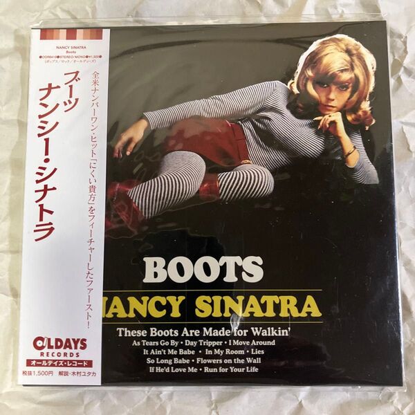 紙ジャケ 日本盤CD NANCY SINATRA BOOTS ナンシー・シナトラ フルメタル・ジャケット Beatles