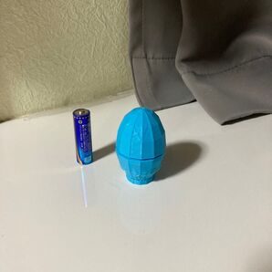 3Dプリンター製 卵型小物入れ 水色
