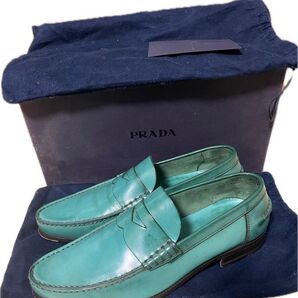 PRADA プラダ CORDVAN コードバン ローファー ABETE 5 1/2
