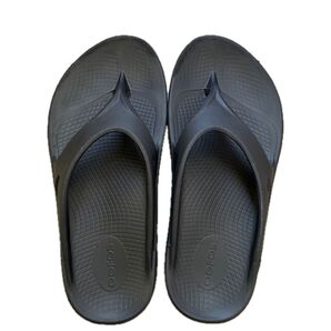 OOFOS ウーフォス OOriginal リカバリーサンダル ブラック 24センチ