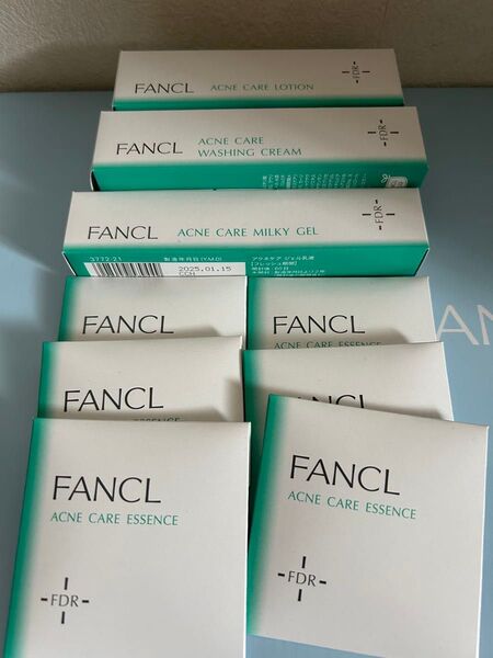 FANCL アクネケア 化粧液30ml ジェル乳液18g 洗顔クリーム30g エッセンス30包