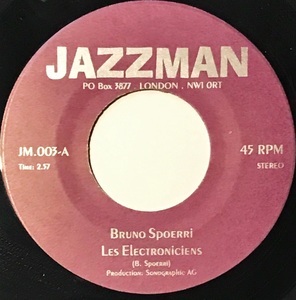 [試聴]激レアFUNK45s　Bruno Spoerri / Howard Wales // Les Electroniciens [EP]JAZZjジャズ レアグルーヴ ファンク ドラムブレイク 7