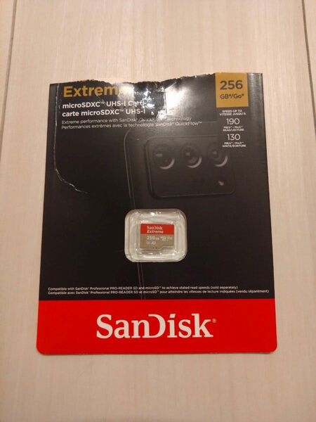 SanDisk マイクロSDカード256GB