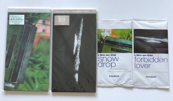 新品 ラルクアンシエル L'Arc〜en〜Ciel snow drop CD トレカ 初回限定盤 シングル hyde lover
