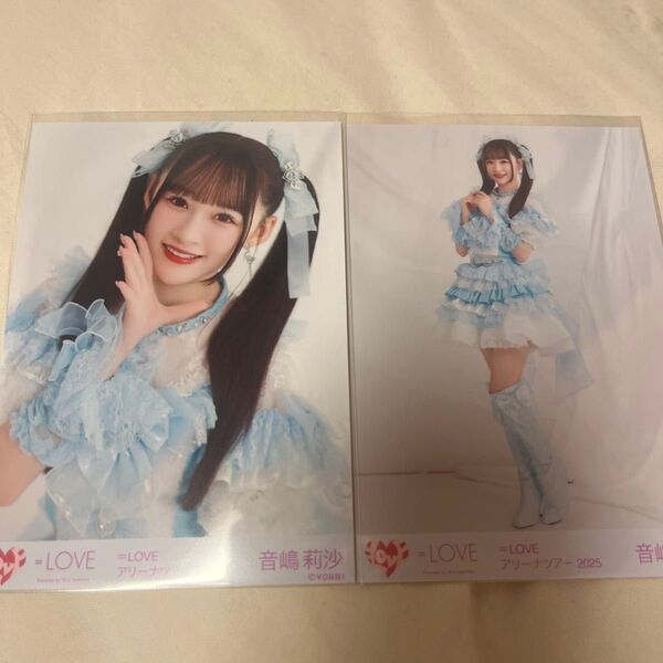 =LOVE イコラブ 音嶋莉沙 7周年コンサート衣装 魔法少女 生写真 チュウ ヒキ