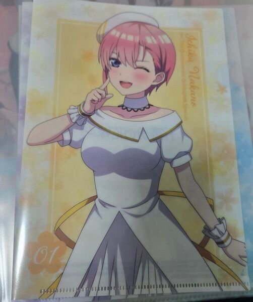 No.93 五等分の花嫁 クリアファイル 中野一花 中野二乃 中野三玖 中野四葉 中野五月