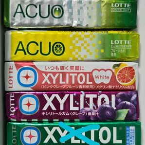 No.158 ガム XYLITOL ACUO 選べる4点セット