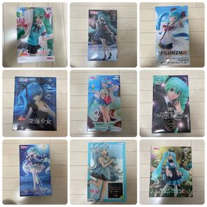 まとめ売り!初音ミク プライズ フィギュア 9種セット