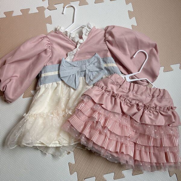 バースデイcottoli コトリ 七夕 セットアップ 浴衣ドレス チュールドレス