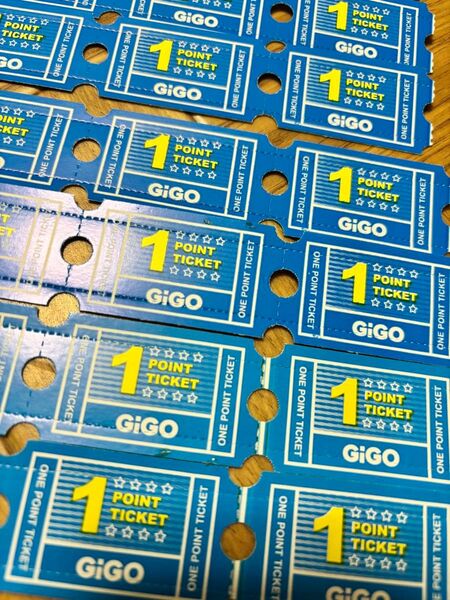 GiGO 1ポイントチケット 16枚セット 未使用