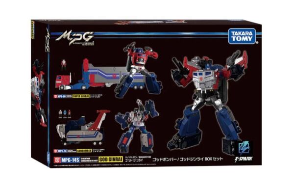 タカラトミーモール限定 MPG-14S ゴッドボンバー/ゴッドジンライBOXセット トランスフォーマー