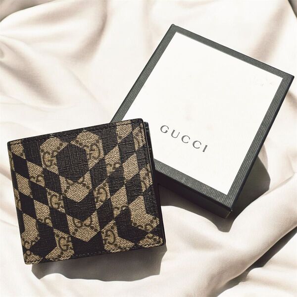 グッチ GUCCI 財布 メンズ 二つ折り GGカレイド レザー スプリーム