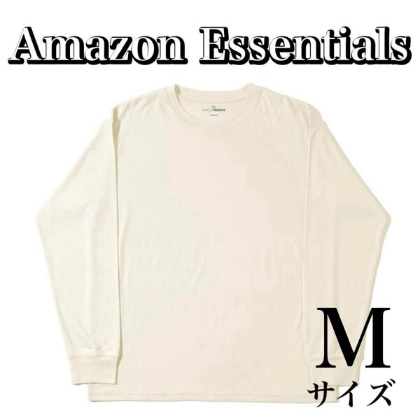 カットソー メンズ ロンティ m ホワイト スウェット 無地 白 長袖 ロンT Tシャツ 無地 長袖Tシャツ