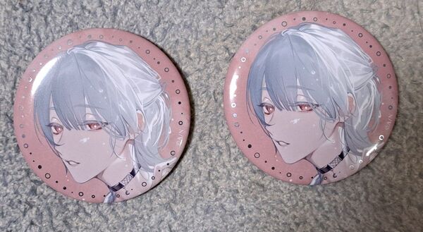 にじさんじ SUISAI RAIN 弦月藤士郞 缶バッジ2コセット☆