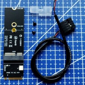 M.2 WiFi NVME SSDポート変換ボード