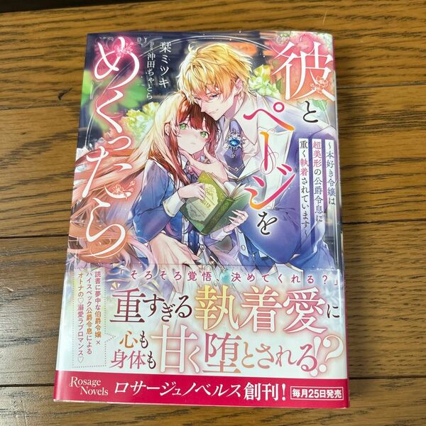 彼とページをめくったら 本好き令嬢は超美形の公爵令息に重く執着されています (Rosage Novels) 栞ミツキ/著