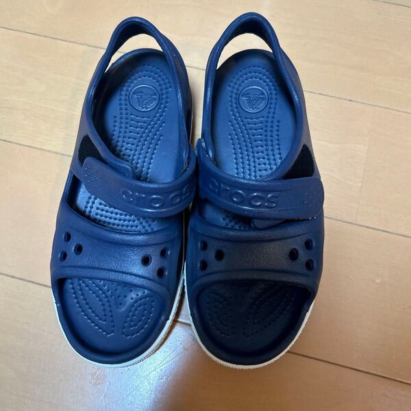 crocs クロックス サンダル キッズ ネイビー