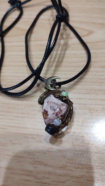 ハンドメイドネックレス オパール 原石