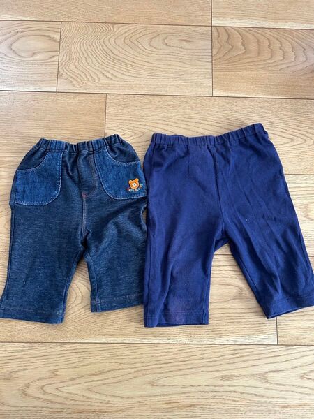 ホットビスケッツ ハーフパンツ 2枚セット 短パン 青