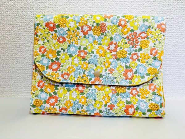 母子手帳ケース お薬手帳ケースハンドメイド 花柄