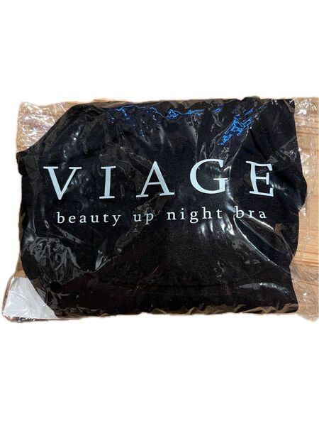 VIAGE ビューティーアップナイトブラ Lブラック