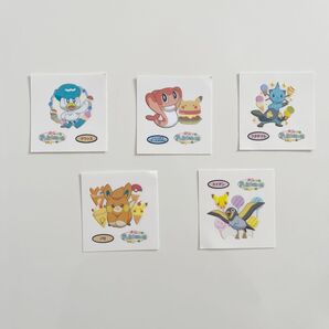 ポケモンパン デコキャラシール ポケモンシール ポケモンデコキャラシール 5枚