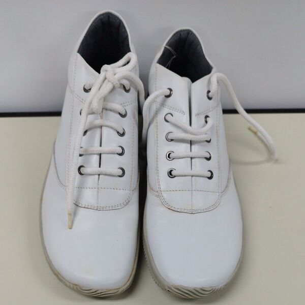 BALLY ホワイトレザー スニーカー 美品 004E US 6.5 23.5cm相当