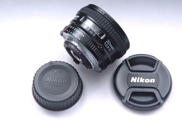 ジャンク品 Nikon ニコン AF NIKKOR 20mm F2.8D