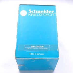 デッドストック品 シュナイダー Schneider Tele-Arton MC 250mm F5.6 テレ・アートン 大判レンズ