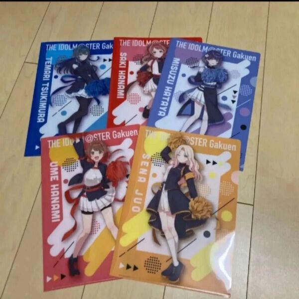 【5枚セット】アイドルマスターシャイニーカラーズ クリアファイル
