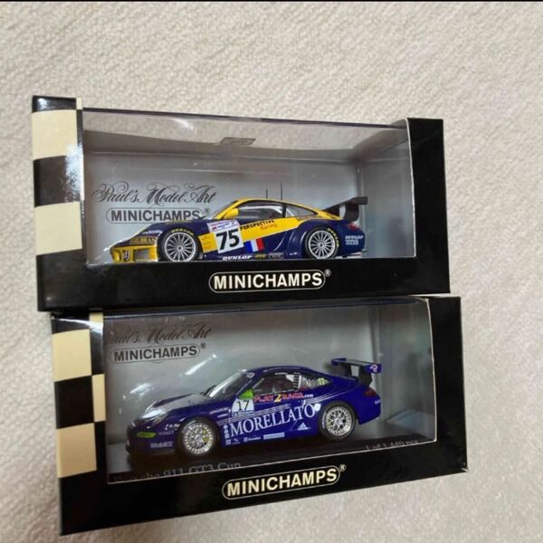 MINICHAMPS ポルシェ 911 GT3 ミニカー 2台セット