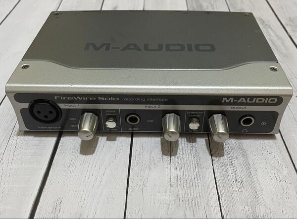 【ジャンク】Firewiresolo M-AUDIO オーディオインターフェース