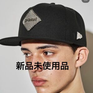 新品未使用品 New Era ブラック キャップ FCRB ブリストル Bristol 帽子 7 3/8