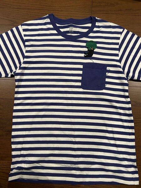 グラニフ デザインTシャツ Sサイズ クマ 風船 ボーダー