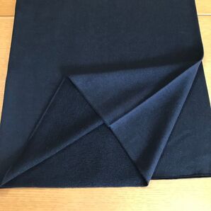 残りわずか ニット生地 パイル裏毛コンパクト 黒 T6021