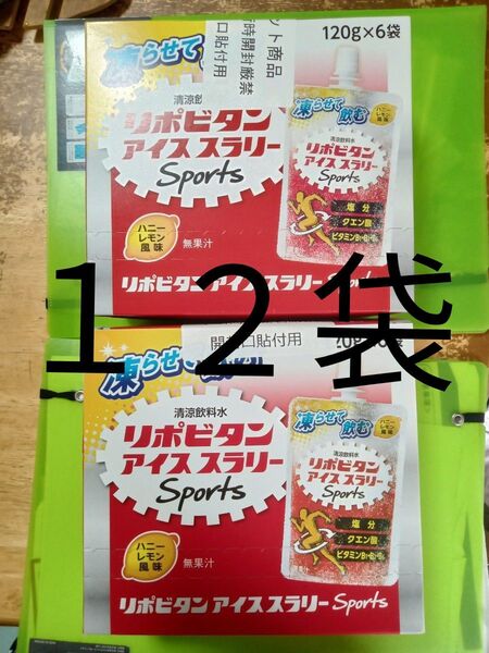 大正製薬 リポビタンアイススラリー for Sports ハニーレモン風味 120g × 12袋