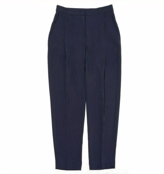 美品★theory luxe セオリー★スラックス パンツ アセテート ネイビー