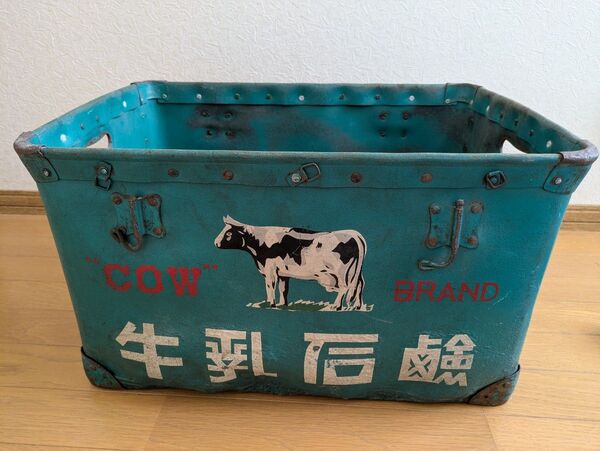 ボテ箱 牛乳石鹸 アンティーク CowBrand 昭和レトロ