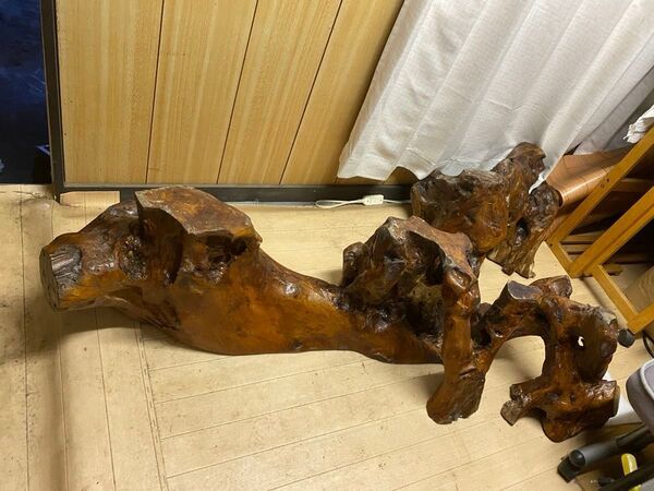 木の根の置物 インテリア オブジェ 天然木