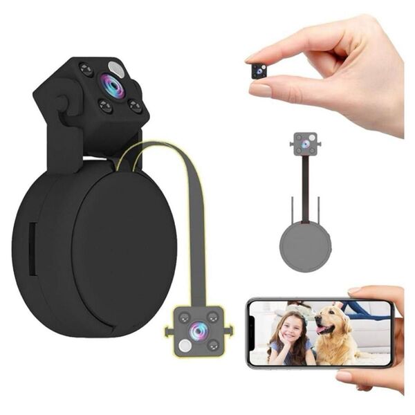 値下☆WASKAME【2025新登場】小型カメラ 見守りカメラ WiFi対応