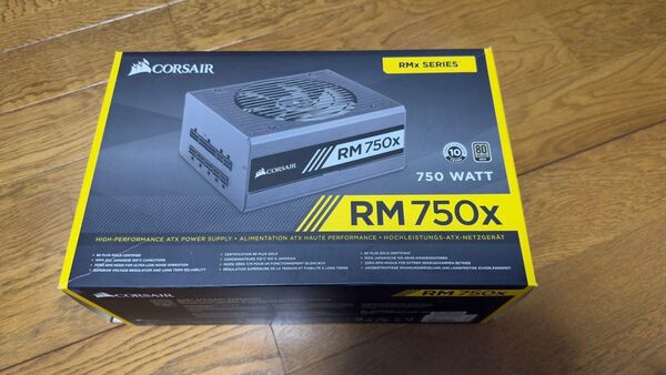【動作良好】Corsair RM750x 750W 電源ユニット フルモジュラー式 80PLUS GOLD