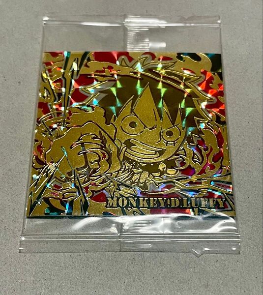 にふぉるめーしょん 第1弾 ワンピース大海賊シールウエハースLOG.1 モンキー・D・ルフィ SGR 新品未開封