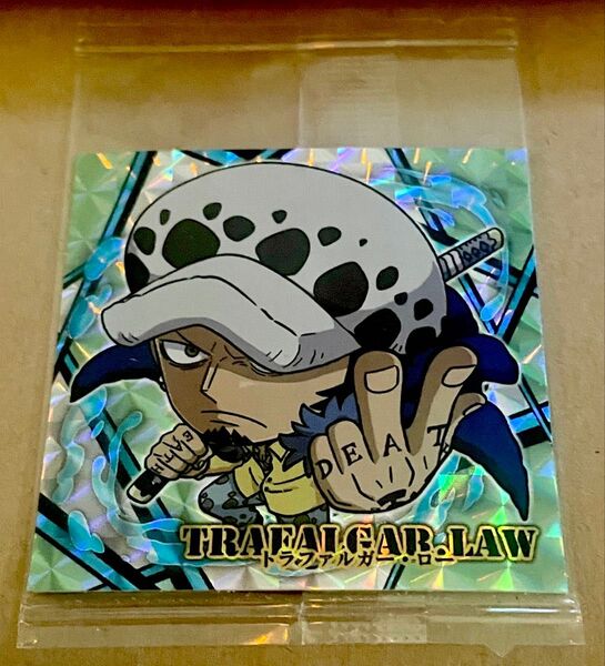 にふぉるめーしょん 第1弾 ワンピース大海賊シールウエハースLOG.1 トラファルガー・ロー GR 新品未開封