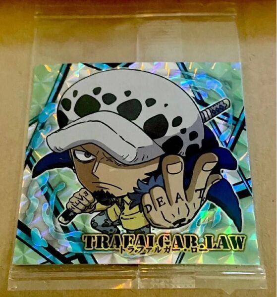 にふぉるめーしょん 第1弾 ワンピース大海賊シールウエハースLOG.1 トラファルガー・ロー GR 新品未開封