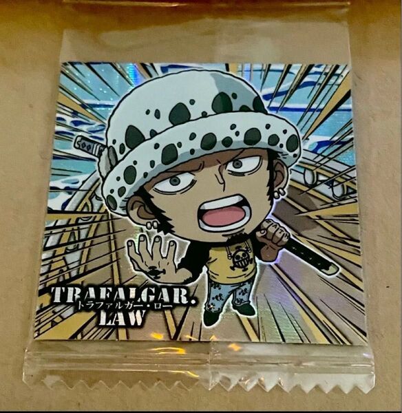 にふぉるめーしょん 第2弾 ワンピース大海賊シールウエハースLOG.2 トラファルガー・ロー シークレット 2-S1