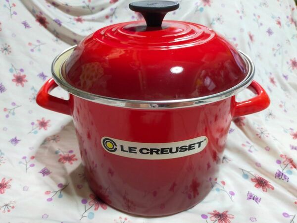 ルクルーゼ ストックポット20cm チェリーレッド