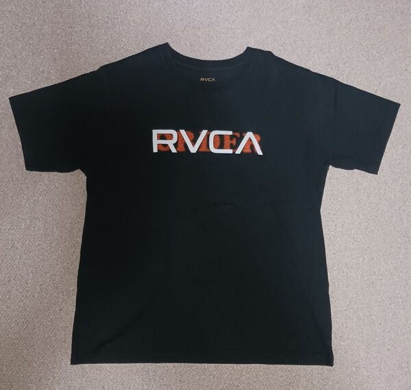 古着 ルーカ RVCA 半袖Tシャツ ブラック サイズ M