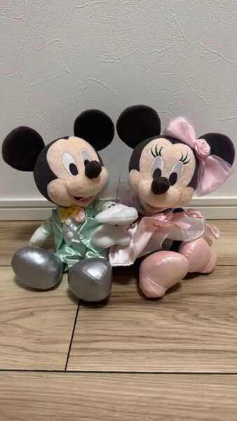 東京ディズニーリゾート限定 ミッキー&ミニーペアぬいぐるみ ウエディング