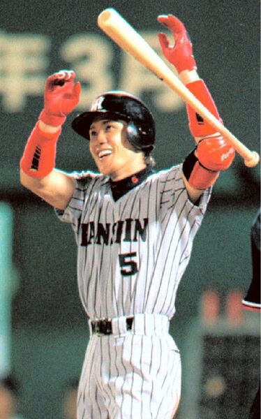 SHINJO 新庄モデル リストバンド 現役時 美品 デサント 送料込 新庄剛志 DESCENTE 阪神タイガース 日ハム 送料込